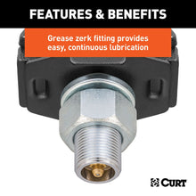 Load image into Gallery viewer, CURT RockerBall - ShockDrop 50mm Tow Ball