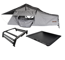 Load image into Gallery viewer, Rooftop Tent/ Tub Rack/ Rollercover Package - 2 Person Soft Shell Tent (LONG STYLE)