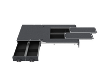 Load image into Gallery viewer, Toyota Hiace (2005-2019) Full Van 4WD Interiors Fixed Floor Side Drawers & Dual Roller Floor Rear Drawers Van
