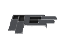 Load image into Gallery viewer, Toyota Hiace (2005-2019) Full Van 4WD Interiors Dual Roller Floor Side Drawers & Dual Roller Floor Rear Drawers Van