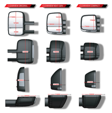 Load image into Gallery viewer, Toyota Landcruiser 300 Series (2025-2027) SAHARA / ZX / GR SPORT Clearview Towing Mirrors