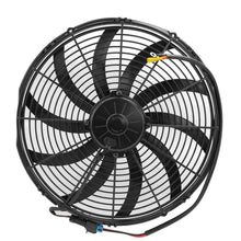 Load image into Gallery viewer, SPAL Universal Fan 16" Fan Skew Blade Pull 12V Extreme Performance (2460CFM) (93mm Deep) (Includes Gasket & Wiring Loom)