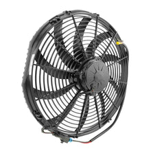 Load image into Gallery viewer, SPAL Universal Fan 16" Fan Skew Blade Pull 12V Extreme Performance (2460CFM) (93mm Deep) (Includes Gasket & Wiring Loom)