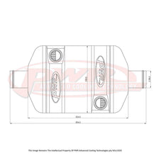 Load image into Gallery viewer, PWR Universal Elite Series Water to Oil Cooler - 55mm Generic Size w/ 38mm Outlets