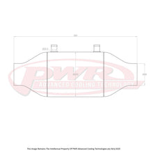 Load image into Gallery viewer, PWR Liquid to Air Barrel Intercooler 8" x 10" With 4" Outlets