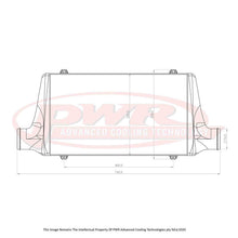 Load image into Gallery viewer, Universal Street Series Intercooler Core Size 500 x 300 x 68mm, 3" Outlets
