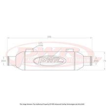 Load image into Gallery viewer, Universal Water to Oil Cooler 3" x 3" x 8" With 35mm Outlets
