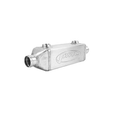 Load image into Gallery viewer, Universal Water to Oil Cooler In-Line 3" x 3" x 8" with 38mm Outlets