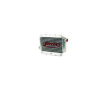 Load image into Gallery viewer, 42mm Universal Oil / Fuel Cooler Module With Twin Fan Shroud Assembly