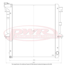 Load image into Gallery viewer, Mitsubishi Triton (2006-2015) ML-MN 3.5L / 3.5L Diesel PWR 42mm Closemesh Radiator - Straight Lower Outlet