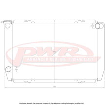 Load image into Gallery viewer, Ford Falcon XD-XF V8 351 Cleveland (1973-1993) 55mm Radiator with 16" SPAL Fan Mounts