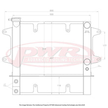 Load image into Gallery viewer, Mazda R100 (1967-1971) 55mm Radiator / Oil Cooler Kit With 16" SPAL Fan Mounts