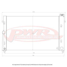 Load image into Gallery viewer, Holden Commodore (2004-2007) VZ V8 6.0L 55mm Radiator