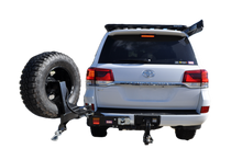 Load image into Gallery viewer, Toyota Landcruiser 200 Series (2015-2022) LHS VX/Sahara Outback Accessories Single Wheel Carrier