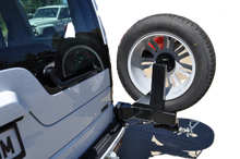 Load image into Gallery viewer, Toyota Landcruiser 75 Series (1970-1990) RHS Troopie Outback Accessories Single Wheel Carrier