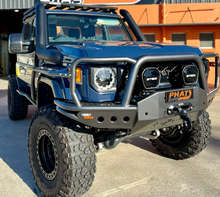 Load image into Gallery viewer, Toyota Landcruiser 76 Series (2024-2026) VDJ/GDJ Phat Bars 5" Twin Stainless Snorkels