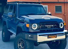 Load image into Gallery viewer, Toyota Landcruiser 76 Series (2024-2026) VDJ/GDJ Phat Bars 4" Stainless Snorkel