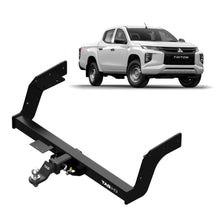 Load image into Gallery viewer, TAG Heavy Duty Towbar & Direct Fit Wiring for Mitsubishi Triton MR Series With Rear Bumper Step (12/2018 - 2024)