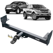 Load image into Gallery viewer, TAG Heavy Duty Towbar & Direct Fit Wiring for Ford Ranger (09/2011 - 05/2022), Mazda BT-50 (11/2011 - 06/2020) - RWD Tub Models