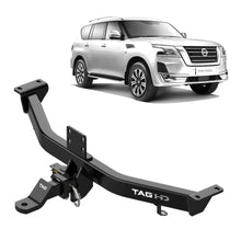Load image into Gallery viewer, TAG Heavy Duty Towbar & Direct Fit Wiring For Nissan Y62 Patrol Series 1-5 (12/2012 - On)