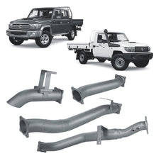 Load image into Gallery viewer, Redback Extreme Duty 4" Exhaust Turbo Back Kit for Toyota Landcruiser 79 Series (2016 - on)