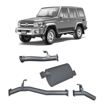 Load image into Gallery viewer, Redback Extreme Duty Exhaust for Toyota Landcruiser 76 Series Wagon (09/2016 - on)