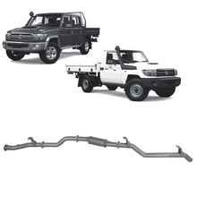 Load image into Gallery viewer, Redback Extreme Duty Exhaust for Toyota Landcruiser 79 Series with Auxiliary Fuel Tank (11/2016 onwards)