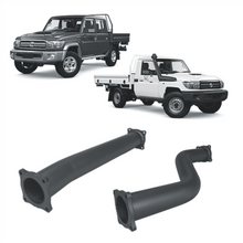 Load image into Gallery viewer, Redback Extreme Duty Exhaust for Toyota Landcruiser 79 Series Double Cab with Auxiliary Fuel Tank (01/2012 - 10/2016)
