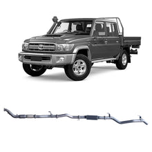 Load image into Gallery viewer, Redback Extreme Duty Exhaust for Toyota Landcruiser 79 Series Double Cab with Auxiliary Fuel Tank (01/2012 - 10/2016)
