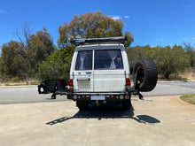 Load image into Gallery viewer, Toyota Landcruiser 70 Series (1992-1999) 75 Series Troopie Outback Accessories Rear Bar (SKU: TWC75)