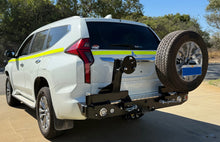 Load image into Gallery viewer, Mitsubishi Pajero Sport (2015-2024) QF GLX Outback Accessories Rear Bar (SKU: TWCMPS)