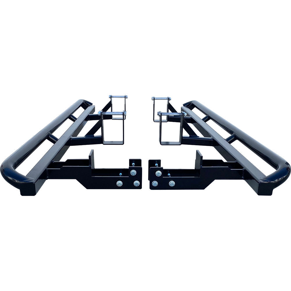 Isuzu Mu-X (2021-2025) (ANGLED) Phat Bars Rock Sliders/Side
