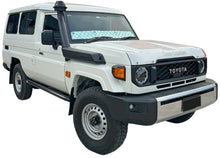 Load image into Gallery viewer, Toyota Landcruiser 78 Series (2016-2027) Troop carrier (FLAT) Phat Bars Rock Sliders/Side Steps – Powdercoated