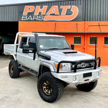 Load image into Gallery viewer, Toyota Landcruiser 76 Series (2007-2024) VDJ Phat Bars 5" Stainless Snorkel