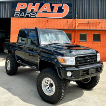 Load image into Gallery viewer, Toyota Landcruiser 79 Series (2007-2024) VDJ Phat Bars 5" Stainless Snorkel