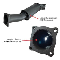 Redback Extreme Duty Straight Piped Resonator (Offset/Offset, 5” Round)