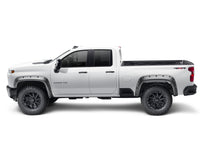 Load image into Gallery viewer, Chevrolet Silverado 1500 (2021-2024) CREW CAB Bushwacker Forge Textured Black Front And Rear Truck Wheel Fender Flares (4PC)
