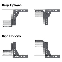 Load image into Gallery viewer, TAG Adjustable Heavy Duty Tow Ball Mount - 90° Face, 50mm Square Hitch