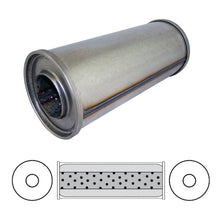 Load image into Gallery viewer, Redback Resonator 2.5" Inlet 5" Round, 12" Long Megaflow