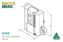 Load image into Gallery viewer, Racksbrax HD Hitch Standard