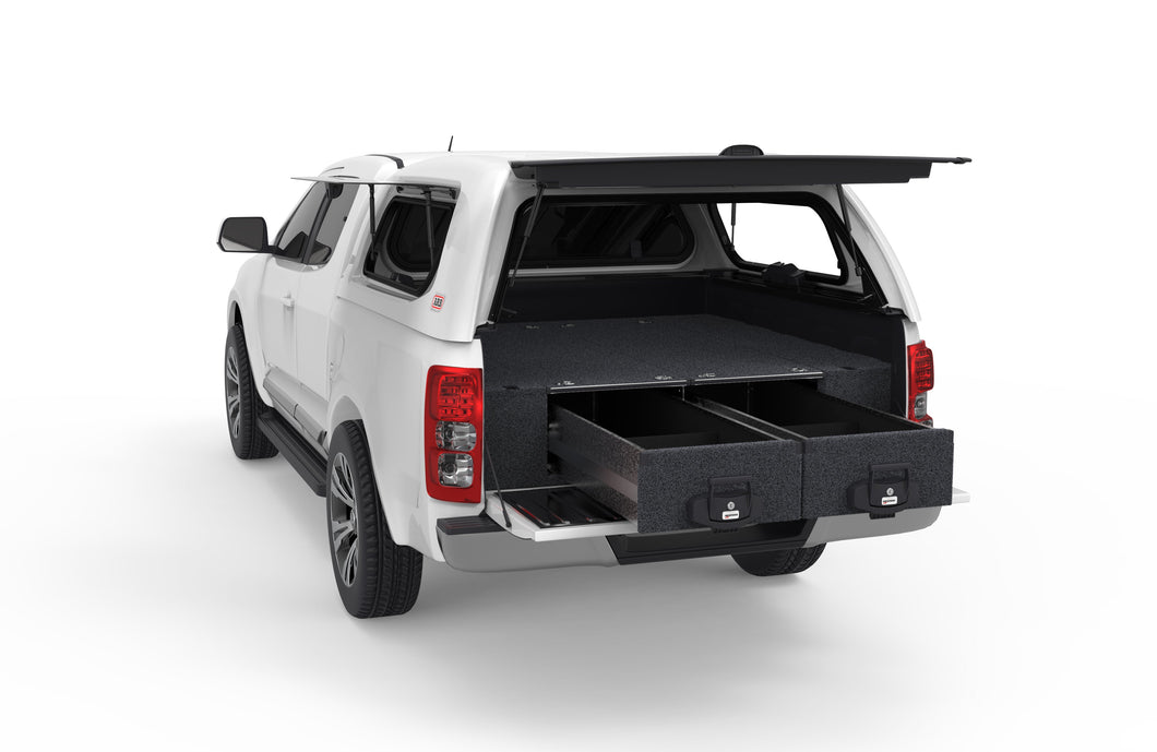 Holden Colorado (2012-2020) RG 4WD Interiors Fixed Floor Drawers Space Cab/Extra cab