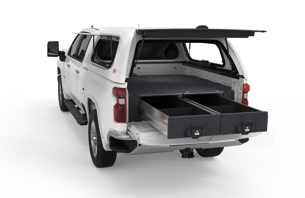 Silverado 2500 (2020-2025) Max Internal Tray Length 1900mm 6'4'' 4WD Interiors Fixed Floor Drawers Dual Cab
