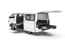 Load image into Gallery viewer, Toyota Hiace (2005-2019) Full Van 4WD Interiors Single Roller Floor Side Drawers & Fixed Floor Rear Drawers Van