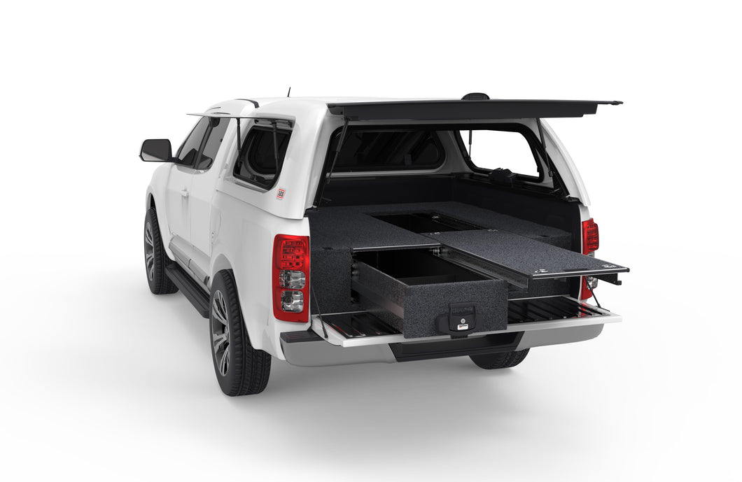 Holden Colorado (2012-2020) RG 4WD Interiors Single Roller Floor Drawers Space Cab/Extra cab