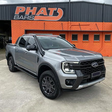 Load image into Gallery viewer, Ford Ranger (2022-2025) NEXT GEN (ANGLED) Phat Bars Rock Sliders/Side Steps – Powdercoated