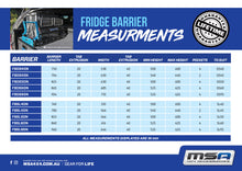 Load image into Gallery viewer, MSA Fridge Barrier to suit DS45 Drop Slide (SKU: FBDS45N)