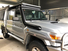 Load image into Gallery viewer, Toyota Landcruiser 76 Series (2007-2024) VDJ Phat Bars 4" Stainless Snorkel