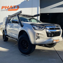 Load image into Gallery viewer, Isuzu D-Max (2021-2027) (FLAT) Phat Bars Rock Sliders/Side Steps – Powdercoated