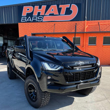 Load image into Gallery viewer, Isuzu D-Max (2021-2025) Phat Bars 4" Stainless TWIN Snorkels