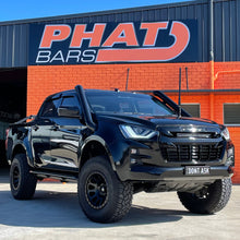 Load image into Gallery viewer, Isuzu D-Max (2021-2025) Phat Bars 4" Stainless TWIN Snorkels